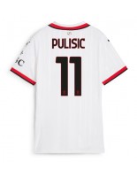 AC Milan Christian Pulisic #11 Vieraspaita Naisten 2024-25 Lyhythihainen